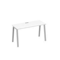 А4 С3 004 БП (Белый премиум/Серый) Стол письменный на металлокаркасе TRE