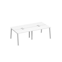 А4 С3 170-2 БП (Белый премиум/Серый) Станция 4х120 рабочая с металлокаркасом TRE