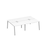 А4 С3 176-2 БП (Белый премиум/Серый) Рабочая станция металлокаркас TRE 4х120