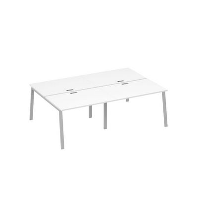 А4 С3 176-2 БП (Белый премиум/Серый) Рабочая станция металлокаркас TRE 4х120