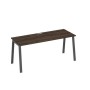 А4 А3 016 ДР (Дуб ристретто/Антрацит) Стол письменный на металлокаркасе TRE