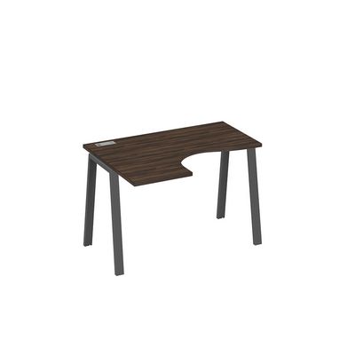 А4 А3 031 ДР (Дуб ристретто/Антрацит) Стол эргономичный левый "Классика" на металлокаркасе TRE