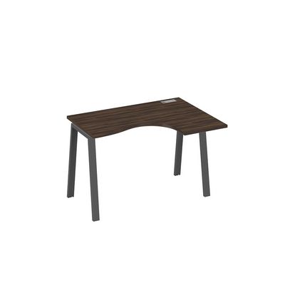 А4 А3 032 ДР (Дуб ристретто/Антрацит) Стол эргономичный правый "Классика" на металлокаркасе TRE