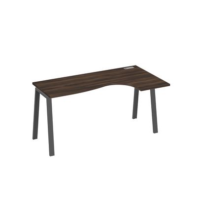 А4 А3 036 ДР (Дуб ристретто/Антрацит) Стол эргономичный правый "Классика" на металлокаркасе TRE