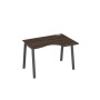 А4 А3 042 ДР (Дуб ристретто/Антрацит) Стол эргономичный правый "Классика" на металлокаркасе TRE
