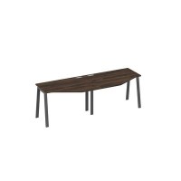 А4 А3 051-2 ДР (Дуб ристретто/Антрацит) Рабочая станция опоры TRE столы Техно 2х120