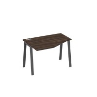 А4 А3 051 ДР (Дуб ристретто/Антрацит) Стол эргономичный левый "Техно" на металлокаркасе TRE