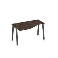 А4 А3 053 ДР (Дуб ристретто/Антрацит) Стол эргономичный левый "Техно" на металлокаркасе TRE
