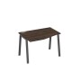 А4 А3 061 ДР (Дуб ристретто/Антрацит) Стол эргономичный левый "Техно" на металлокаркасе TRE