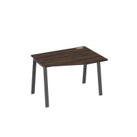 А4 А3 062 ДР (Дуб ристретто/Антрацит) Стол эргономичный правый "Техно" на металлокаркасе TRE