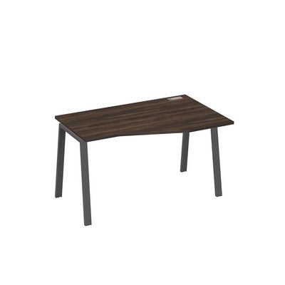 А4 А3 064 ДР (Дуб ристретто/Антрацит) Стол эргономичный правый "Техно" на металлокаркасе TRE