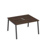 А4 А3 171 ДР (Дуб ристретто/Антрацит) Рабочая станция на каркасе TRE столы 2х140