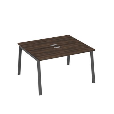 А4 А3 171 ДР (Дуб ристретто/Антрацит) Рабочая станция на каркасе TRE столы 2х140