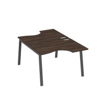 А4 А3 183 ДР (Дуб ристретто/Антрацит) Рабочая станция опоры TRE столы 2х120 Классика