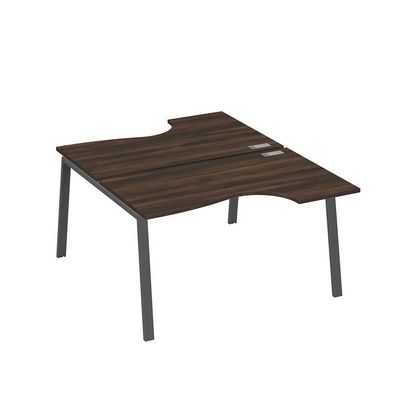 А4 А3 184 ДР (Дуб ристретто/Антрацит) Рабочая станция опоры TRE столы 2х140 Классика