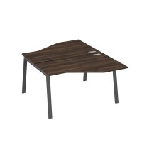 А4 А3 188 ДР (Дуб ристретто/Антрацит) Рабочая станция опоры TRE со столами Техно 2х160