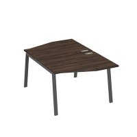 А4 А3 189 ДР (Дуб ристретто/Антрацит) Рабочая станция каркас TRE столы 2х120 Техно