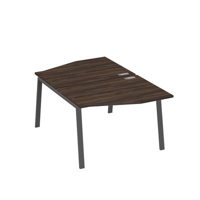 А4 А3 189 ДР (Дуб ристретто/Антрацит) Рабочая станция каркас TRE столы 2х120 Техно