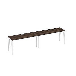 А4 Б3 005-2 ДР (Дуб ристретто/Белый) Рабочая станция 2х160 опоры TRE