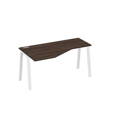 А4 Б3 055 ДР (Дуб ристретто/Белый) Стол эргономичный левый "Техно" на металлокаркасе TRE