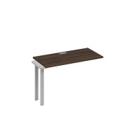 А4 С3 003-1 ДР (Дуб ристретто/Серый) Секция стола 120 рабочей станции на каркасе TRE