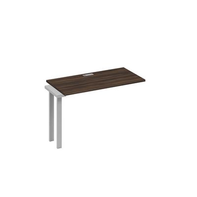 А4 С3 003-1 ДР (Дуб ристретто/Серый) Секция стола 120 рабочей станции на каркасе TRE