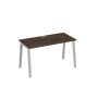 А4 С3 014 ДР (Дуб ристретто/Серый) Стол письменный на металлокаркасе TRE