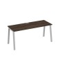 А4 С3 016 ДР (Дуб ристретто/Серый) Стол письменный на металлокаркасе TRE