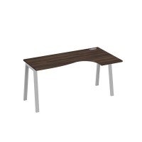 А4 С3 036 ДР (Дуб ристретто/Серый) Стол эргономичный правый "Классика" на металлокаркасе TRE