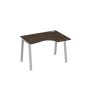 А4 С3 042 ДР (Дуб ристретто/Серый) Стол эргономичный правый "Классика" на металлокаркасе TRE