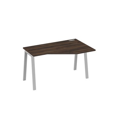 А4 С3 054 ДР (Дуб ристретто/Серый) Стол эргономичный правый "Техно" на металлокаркасе TRE