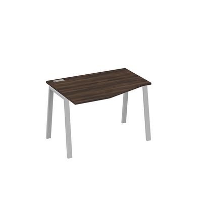 А4 С3 061 ДР (Дуб ристретто/Серый) Стол эргономичный левый "Техно" на металлокаркасе TRE