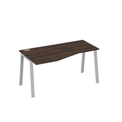 А4 С3 065 ДР (Дуб ристретто/Серый) Стол эргономичный левый "Техно" на металлокаркасе TRE