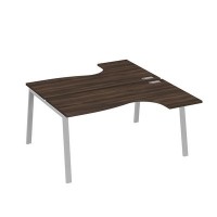 А4 С3 182 ДР (Дуб ристретто/Серый) Рабочая станция опоры TRE столы 2х160 Классика