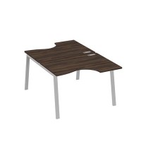 А4 С3 183 ДР (Дуб ристретто/Серый) Рабочая станция опоры TRE столы 2х120 Классика