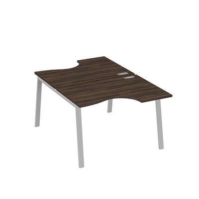 А4 С3 183 ДР (Дуб ристретто/Серый) Рабочая станция опоры TRE столы 2х120 Классика