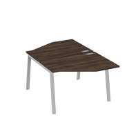 А4 С3 186 ДР (Дуб ристретто/Серый) Рабочая станция опоры TRE со столами Техно 2х120