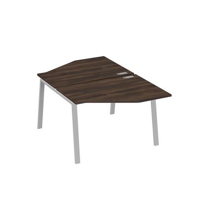 А4 С3 186 ДР (Дуб ристретто/Серый) Рабочая станция опоры TRE со столами Техно 2х120