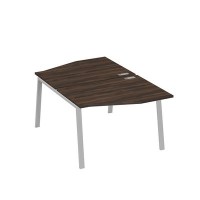 А4 С3 189 ДР (Дуб ристретто/Серый) Рабочая станция каркас TRE столы 2х120 Техно