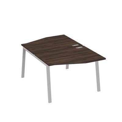 А4 С3 189 ДР (Дуб ристретто/Серый) Рабочая станция каркас TRE столы 2х120 Техно