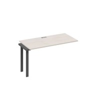 А4 А3 014-1 ДШ (Дуб шамони/Антрацит) Секция стола 140 рабочей станции на каркасе TRE