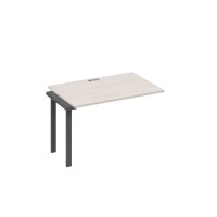 А4 А3 022-1 ДШ (Дуб шамони/Антрацит) Секция стола 100 рабочей станции на каркасе TRE