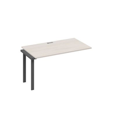 А4 А3 024-1 ДШ (Дуб шамони/Антрацит) Секция стола 140 рабочей станции на каркасе TRE