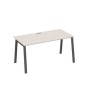 А4 А3 025 ДШ (Дуб шамони/Антрацит) Стол письменный на металлокаркасе TRE