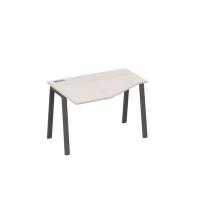 А4 А3 051 ДШ (Дуб шамони/Антрацит) Стол эргономичный левый "Техно" на металлокаркасе TRE