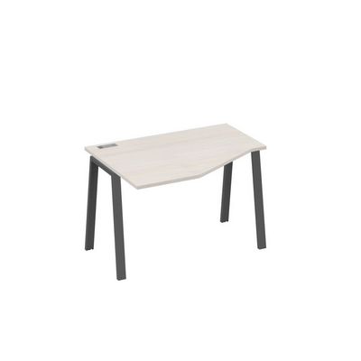 А4 А3 051 ДШ (Дуб шамони/Антрацит) Стол эргономичный левый "Техно" на металлокаркасе TRE