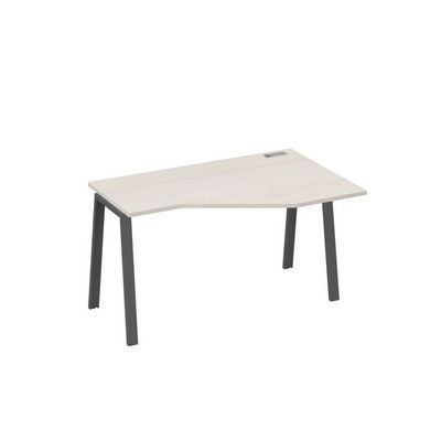 А4 А3 054 ДШ (Дуб шамони/Антрацит) Стол эргономичный правый "Техно" на металлокаркасе TRE