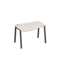 А4 А3 061 ДШ (Дуб шамони/Антрацит) Стол эргономичный левый "Техно" на металлокаркасе TRE