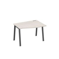 А4 А3 062 ДШ (Дуб шамони/Антрацит) Стол эргономичный правый "Техно" на металлокаркасе TRE