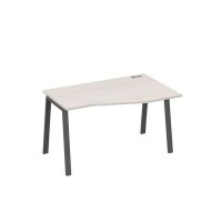А4 А3 064 ДШ (Дуб шамони/Антрацит) Стол эргономичный правый "Техно" на металлокаркасе TRE